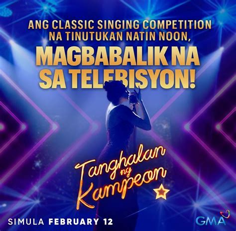 Tanghalan ng Kampeon returns to GMA.